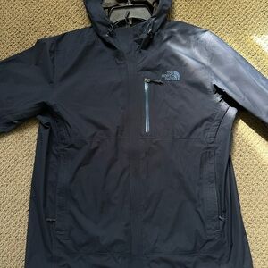 The North Face Men's Dark Blue Goretex jacket